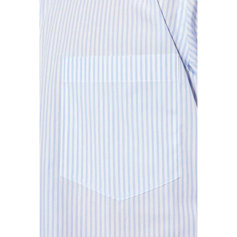 Dolce & Gabbana Gestreept shirt Blue Heren