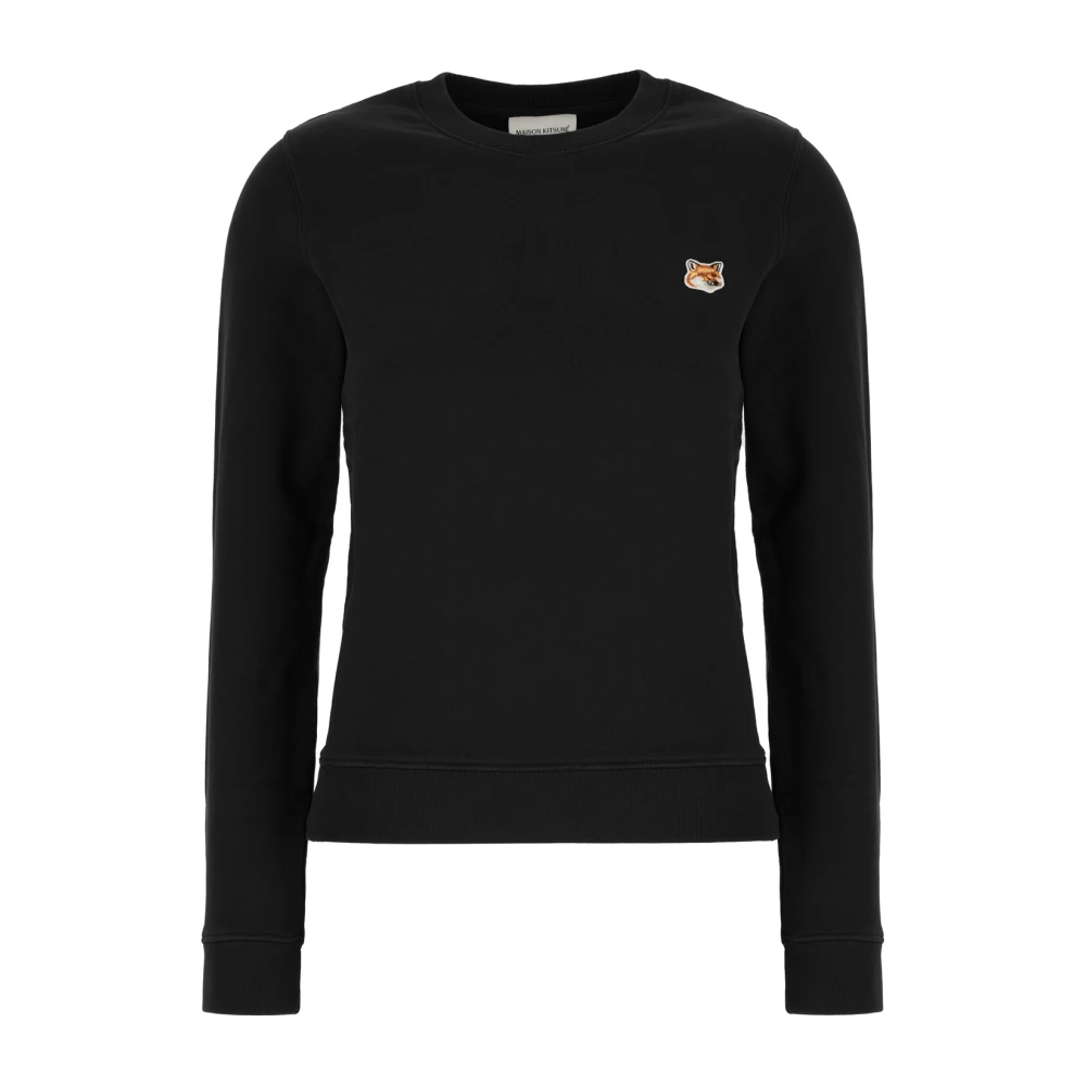 Maison Kitsuné Stijlvolle Sweatshirt voor een Moderne Look Black Dames