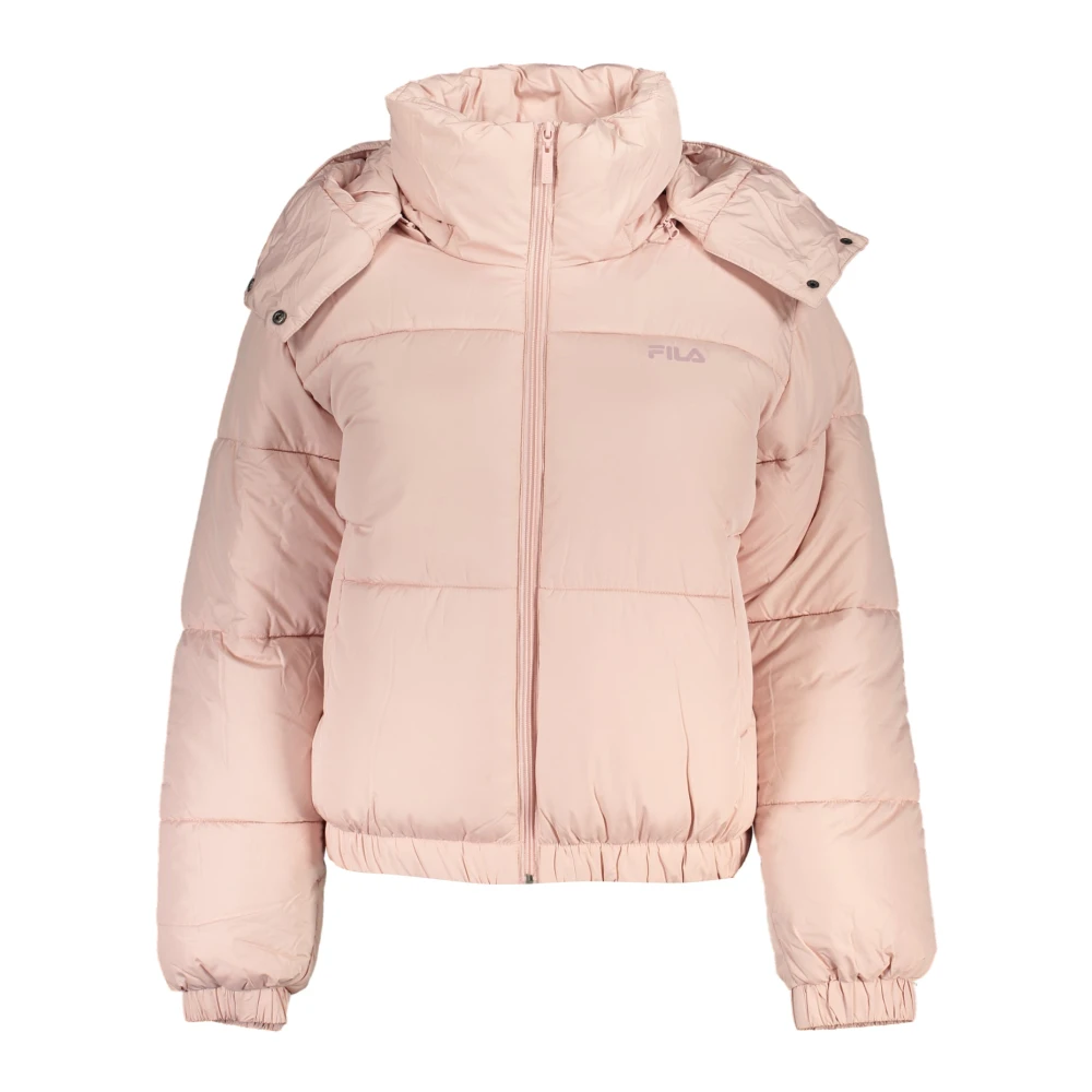 Fila Roze Polyester Hoodie Jas met Zakken Pink Dames