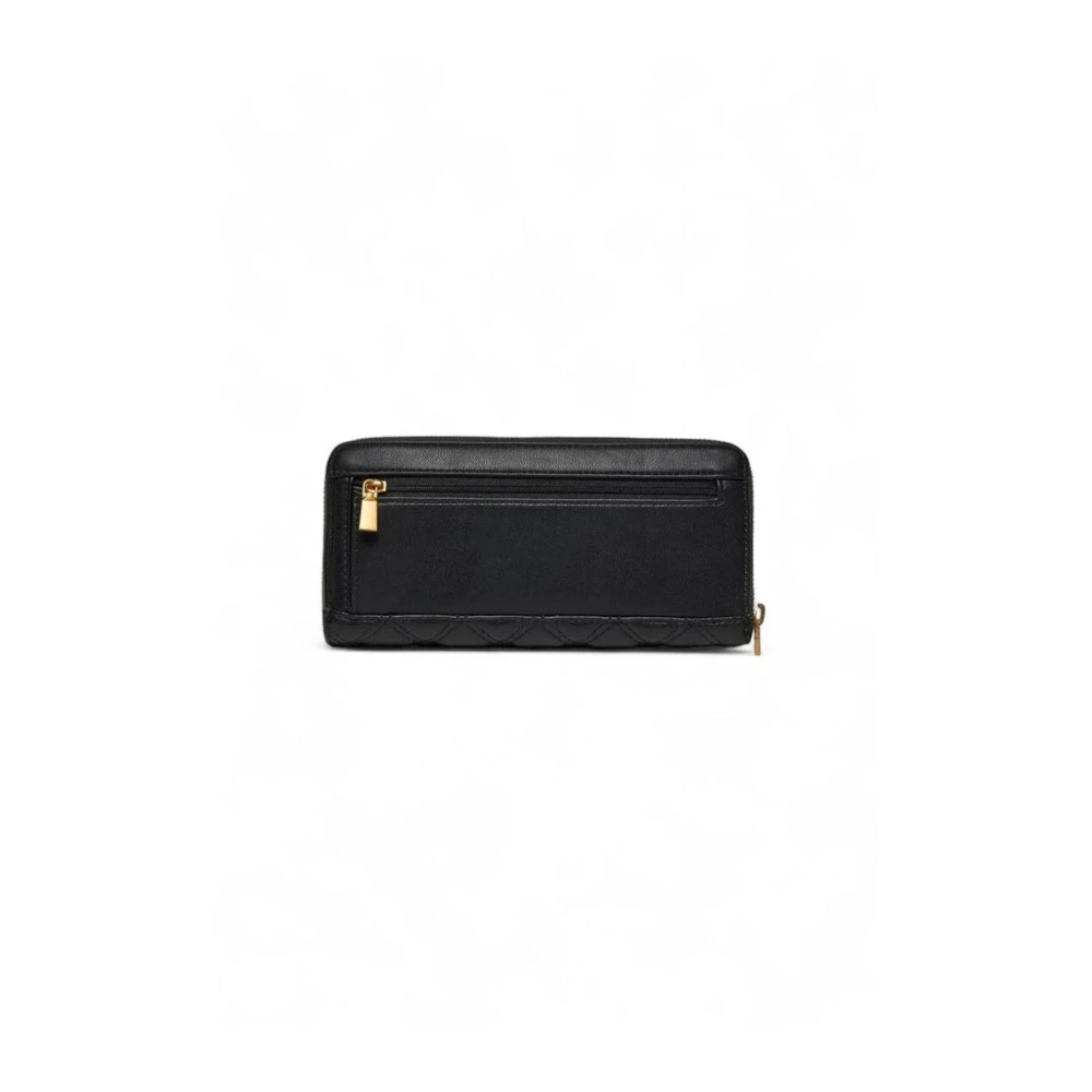 Guess Zwarte Polyurethaan Damesportemonnee Collectie Black Dames