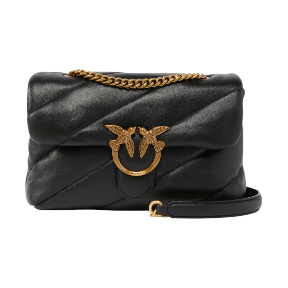 Pinko Black Classic Love Puff Maxi Bag - Female - Shoulder Bags - One Size - Bags