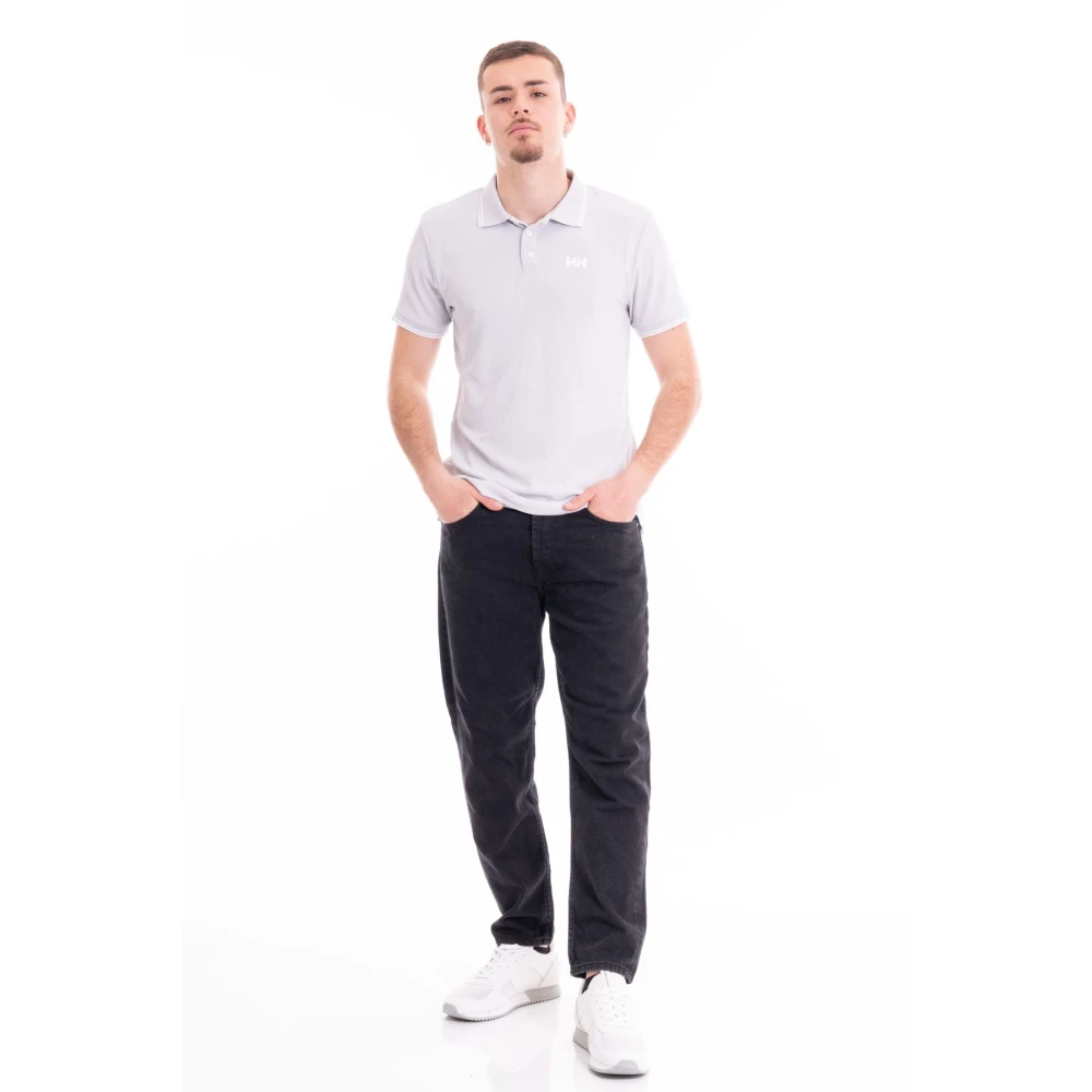 Helly Hansen Heren Polo Shirt in Klassieke Stijl Gray Heren