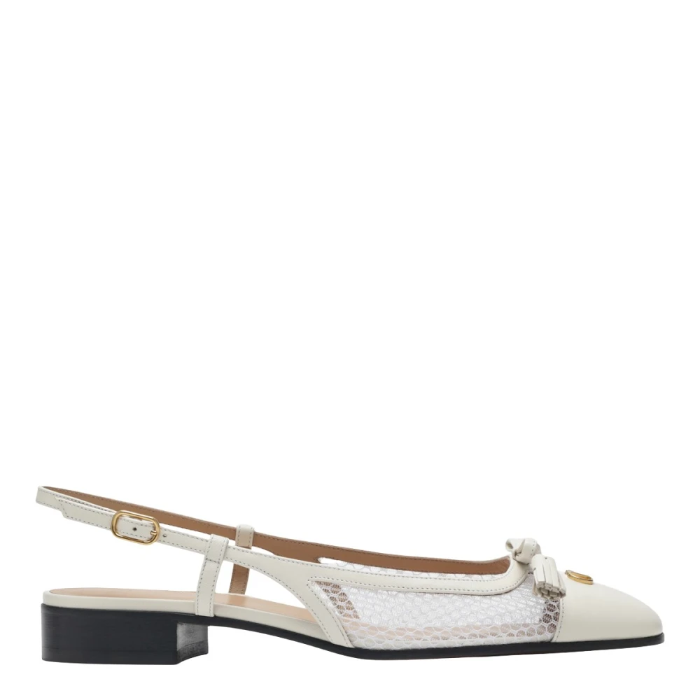 Valentino Garavani Women's White Ballerina T. 25