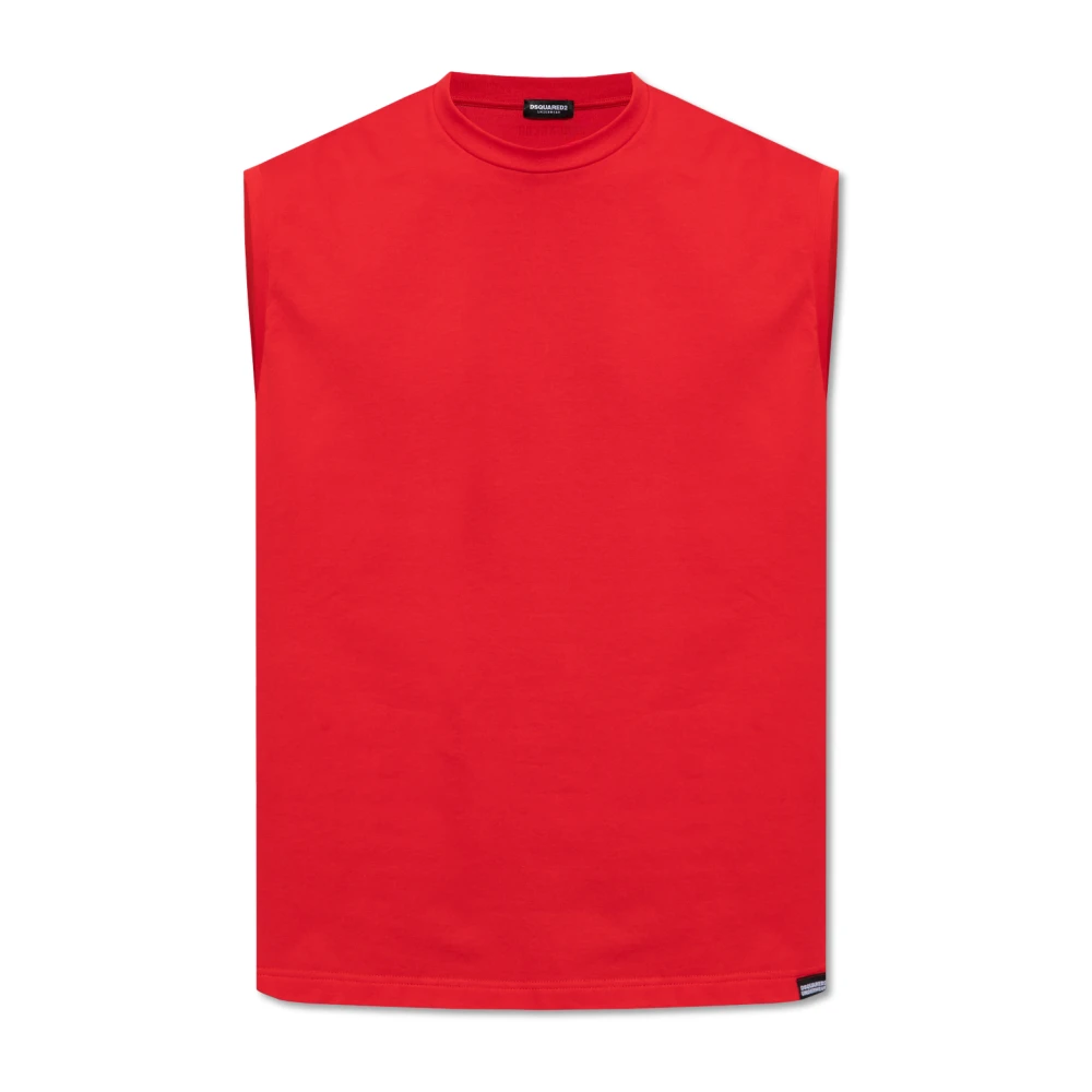Dsquared2 Katoenen T-shirt Red Heren