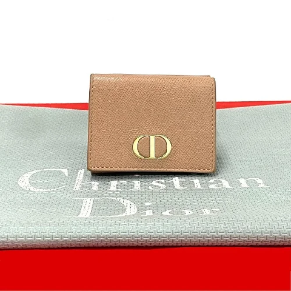 Dior Vintage Pre-owned Leather wallets Pink Dames