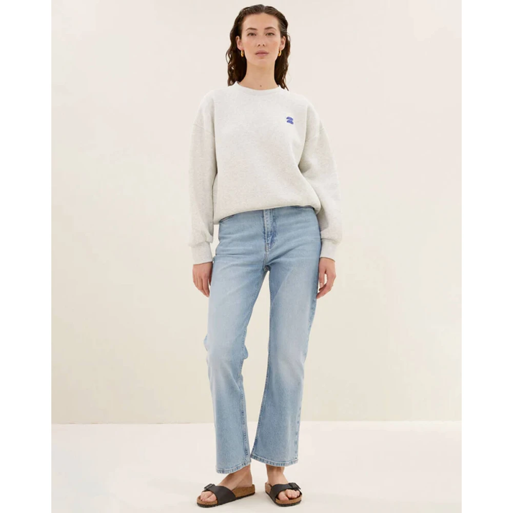 By-Bar Bibi Grote Trui Woordenboek Stijl White Dames