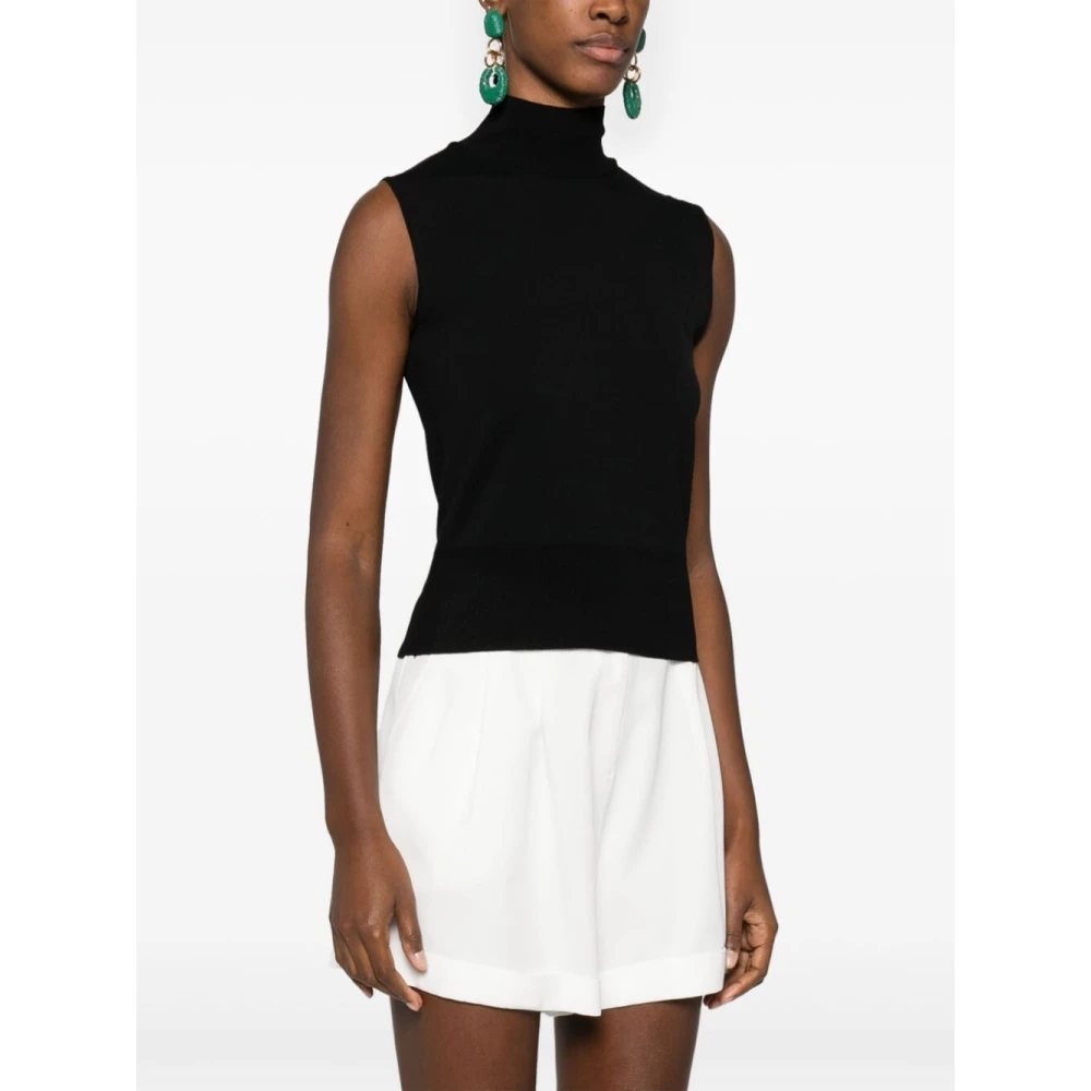 Ermanno Scervino Zwarte Lupetto Trui Black Dames