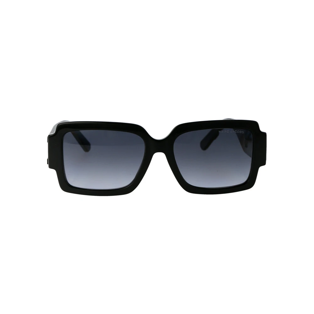 Marc Jacobs Zwarte Grijze Zonnebril met Donkergrijze Verduisterde Lenzen Black Unisex