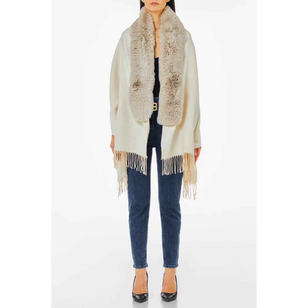 Blugirl Stijlvolle Blauwe Jurk Beige Dames
