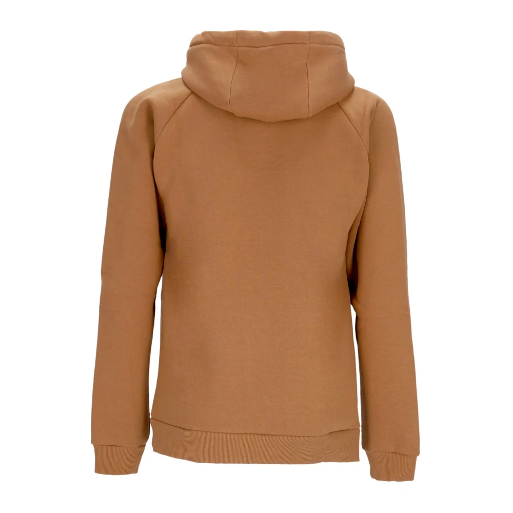 Dolly Noire Khaki Logo Hoodie met Kangoeroezak Brown Heren