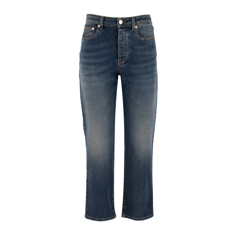 Fabiana Filippi Vintage Comfortabele Vijf Zakken Jeans Blue Dames