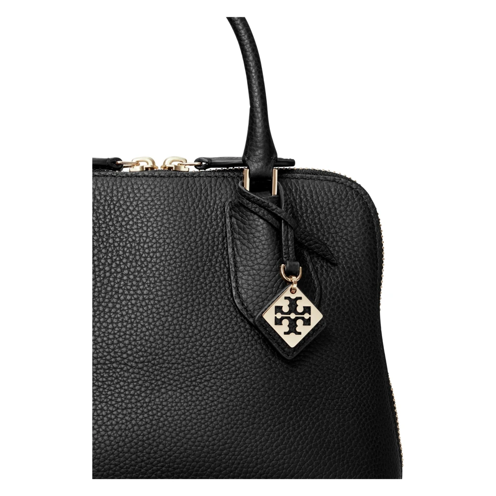 TORY BURCH Zwarte Leren Mini Swing Tas Black Dames