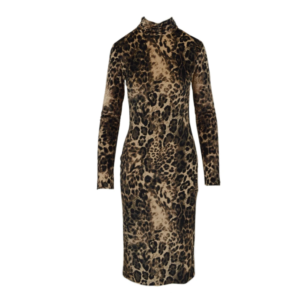 Gaëlle Paris Elegante Midi Jurken voor Dames Beige Dames