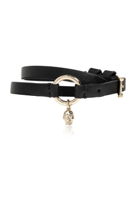 Skull Ring Double Wrap Bracelet