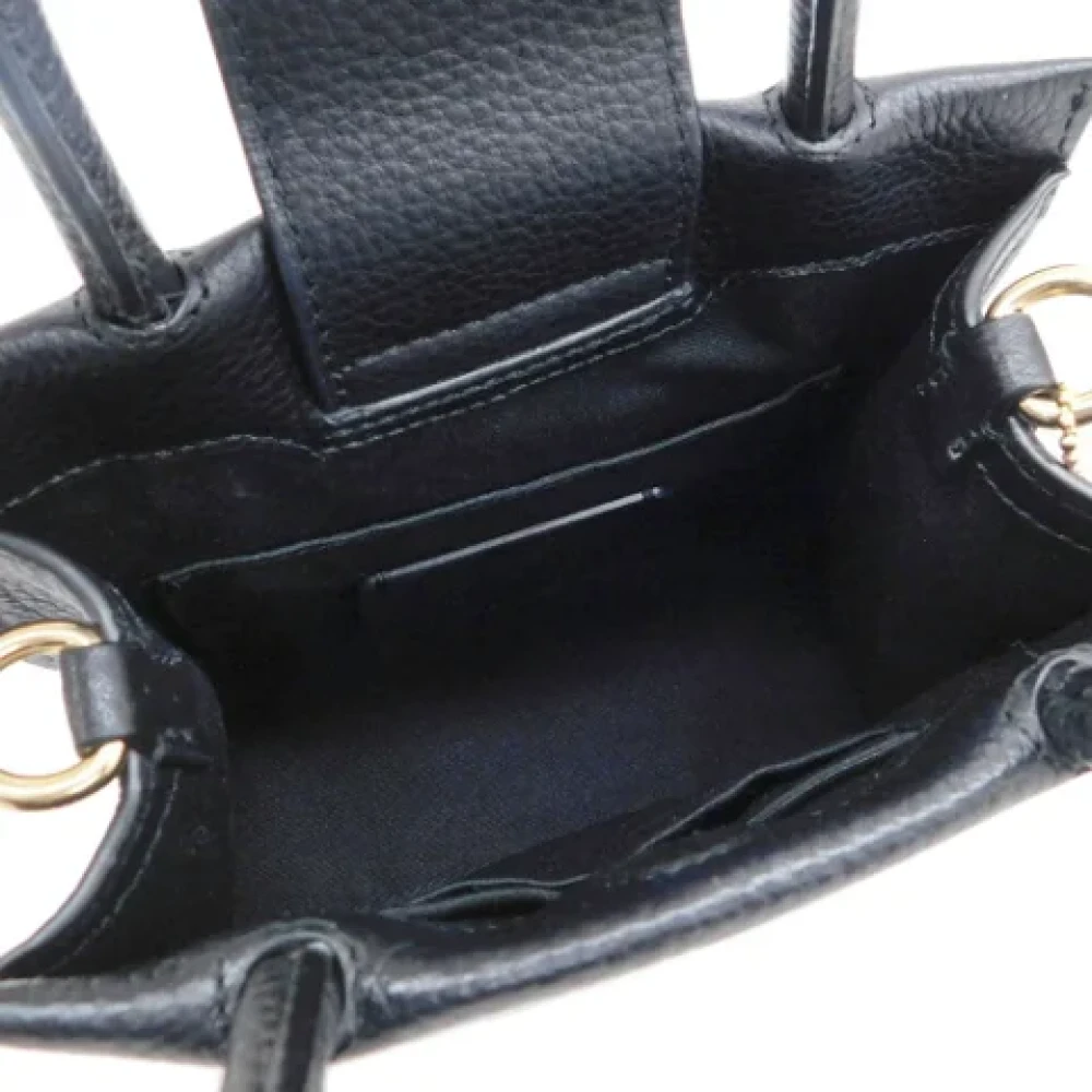 Coach Pre-owned Leather totes Black Dames