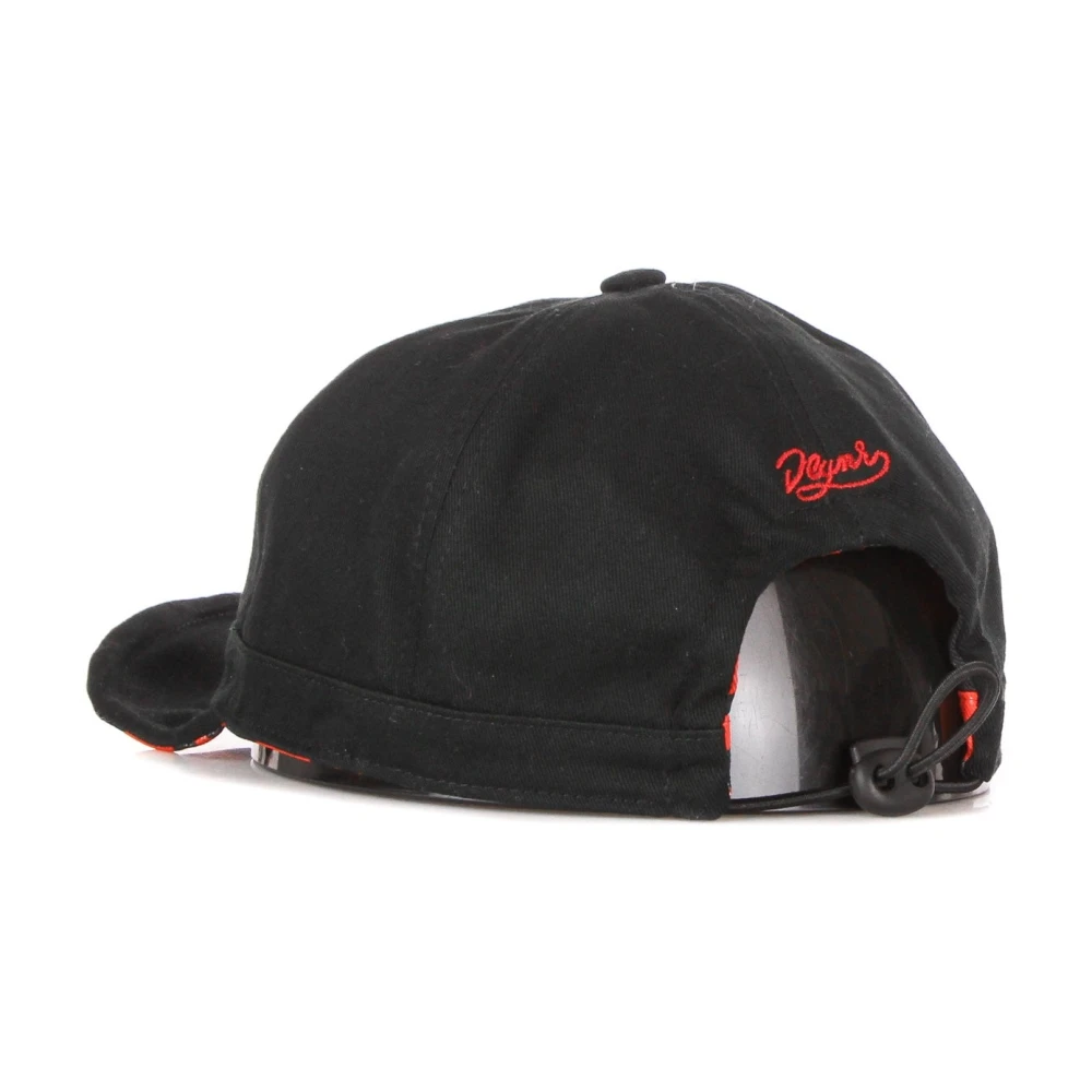 Dolly Noire Omkeerbare Camper Hoed Zwart Rood Black Heren