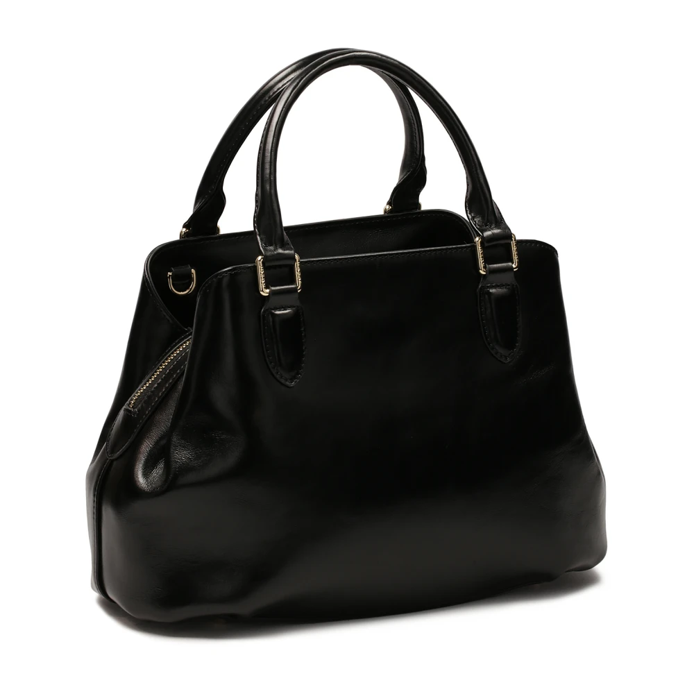 Kazar Zwarte casual handtas voor hand en schouder Black Dames