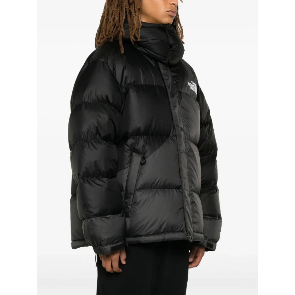 The North Face Zwarte jas met volledige rits en capuchon Black Heren