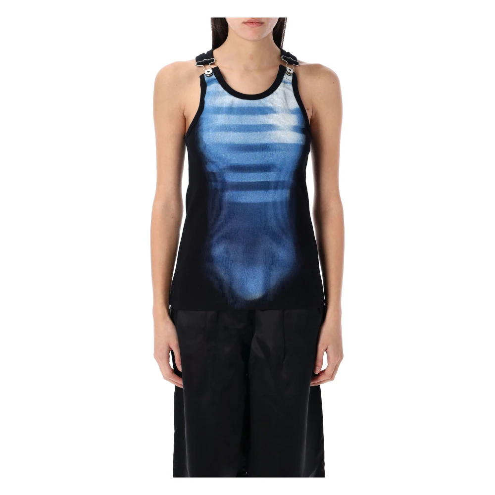 Jean Paul Gaultier Herr Tanktop Klassisk Stil Blue, Dam