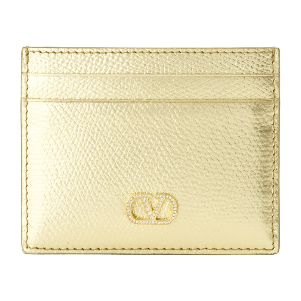 Valentino Garavani Women's Yellow Vlogo Cardholder - Wallets & Cardholders - One Size - Accessories