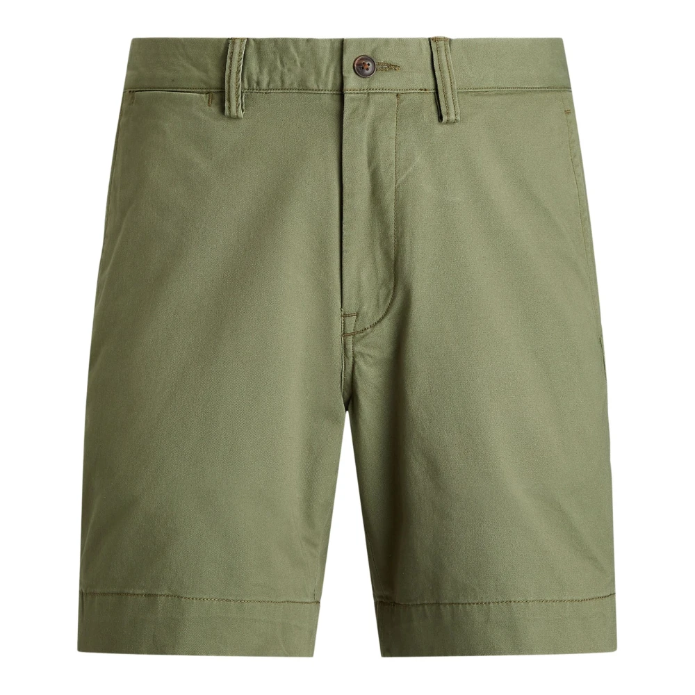 Ralph Lauren Men's Green Bedford Stretch Cotton Bermuda Shorts - Casual Shorts - W42 - Shorts