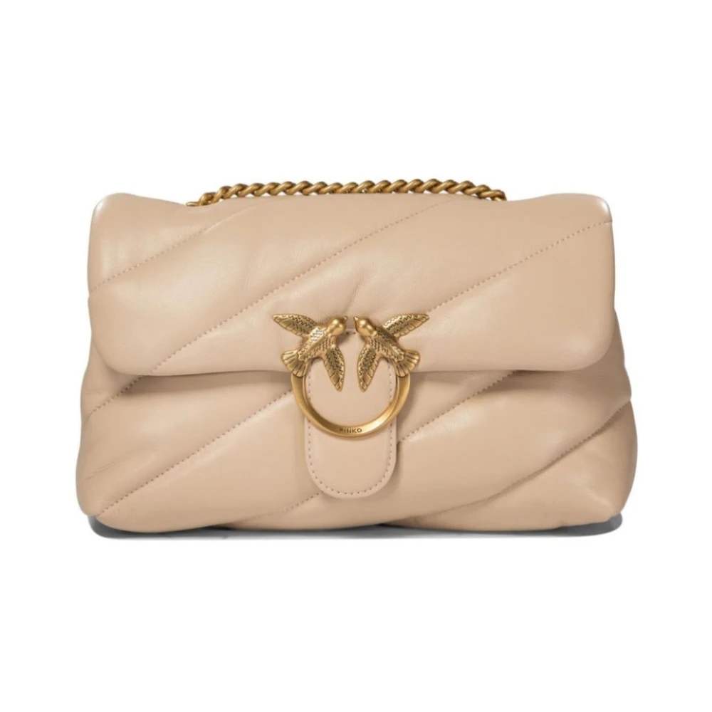Pinko Klassiek Sheep Nap Beige-Grijs Rook Beige Dames
