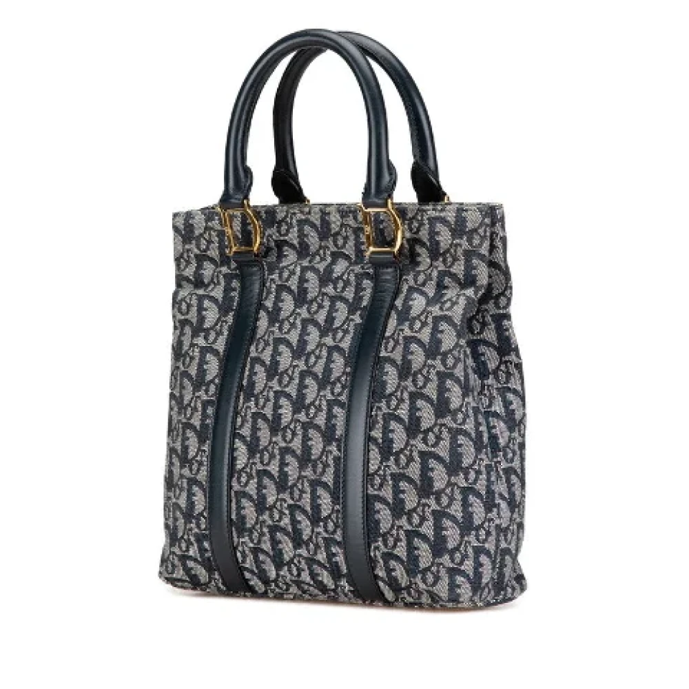 Dior Vintage Pre-owned Canvas dior-bags Blue Dames