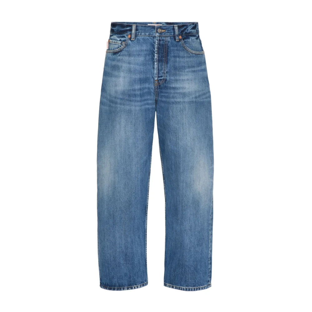 Valentino Garavani Blauwe Chino Fit Jeans VLogo Blue Heren