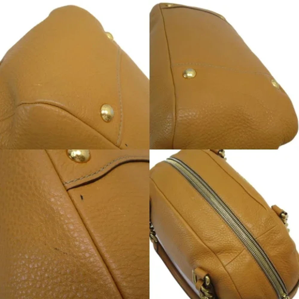Prada Vintage Pre-owned Leather prada-bags Brown Dames