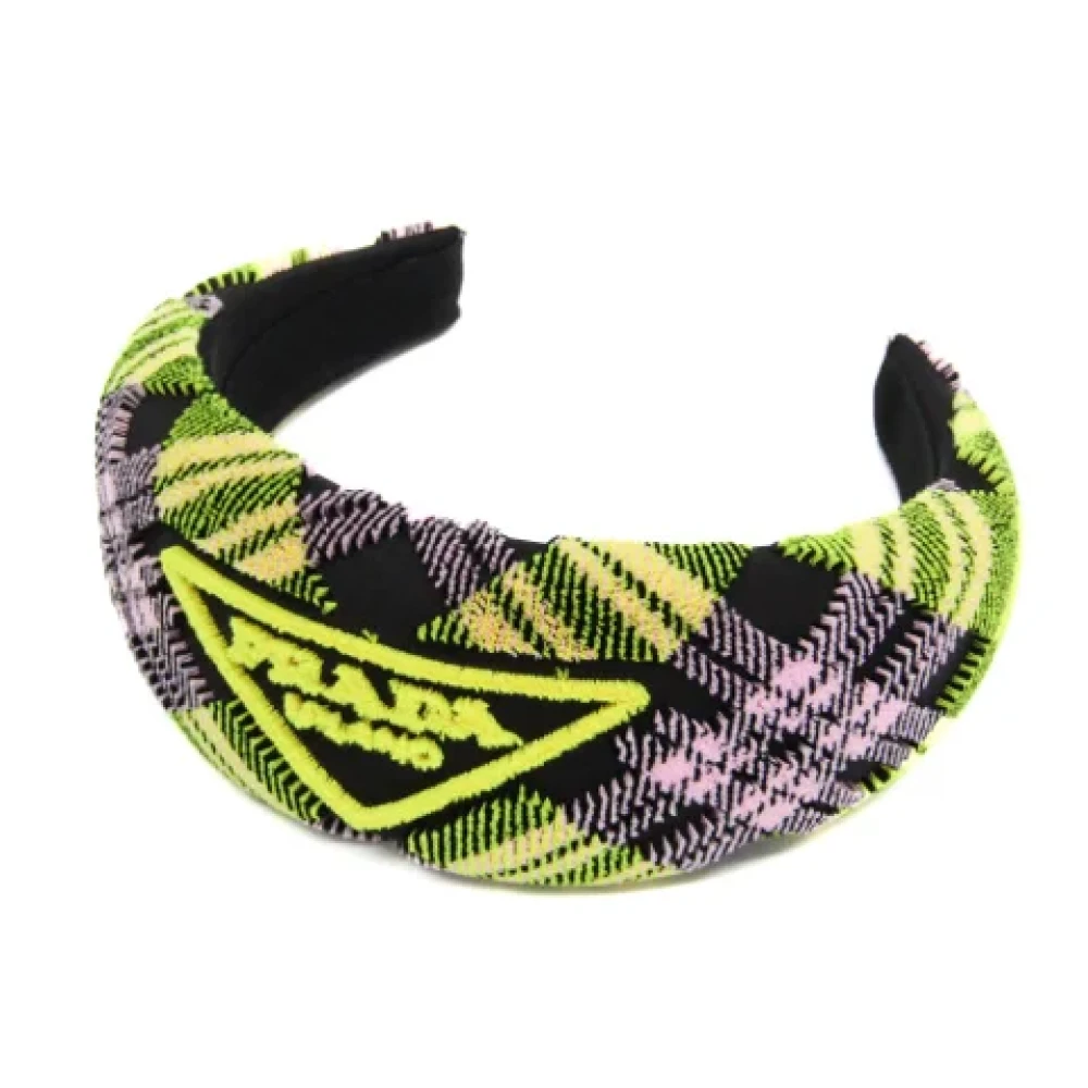 Prada Vintage Pre-owned Nylon hair-accessories Multicolor Dames