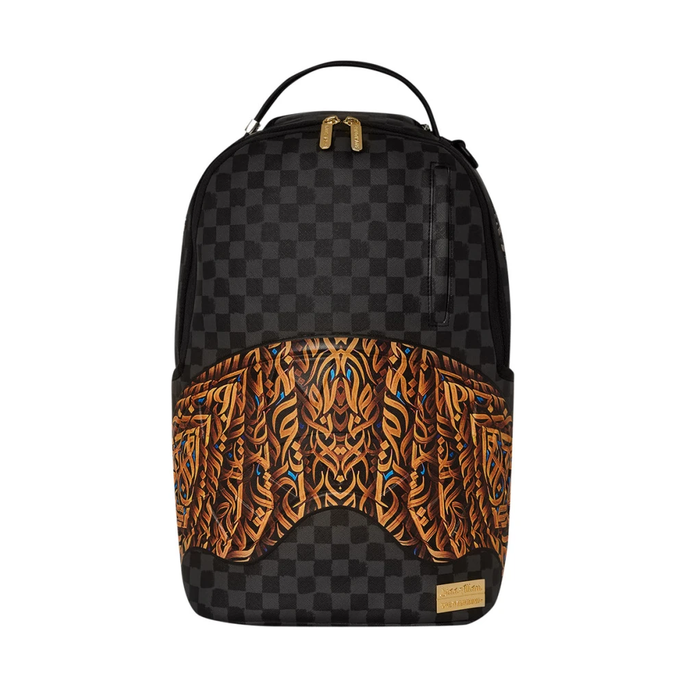 Sprayground Schaakbordmotief Rugzak Multicolor Unisex