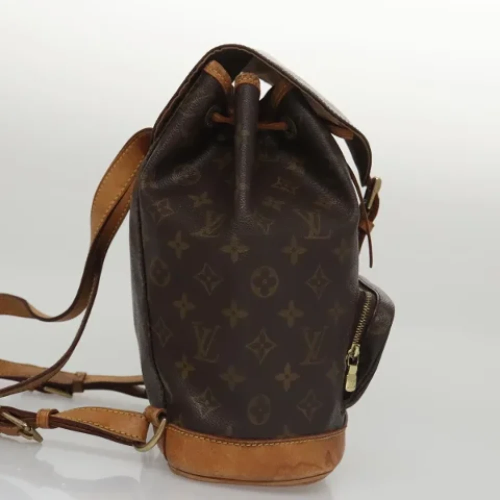 Louis Vuitton Vintage Pre-owned Canvas backpacks Brown Dames
