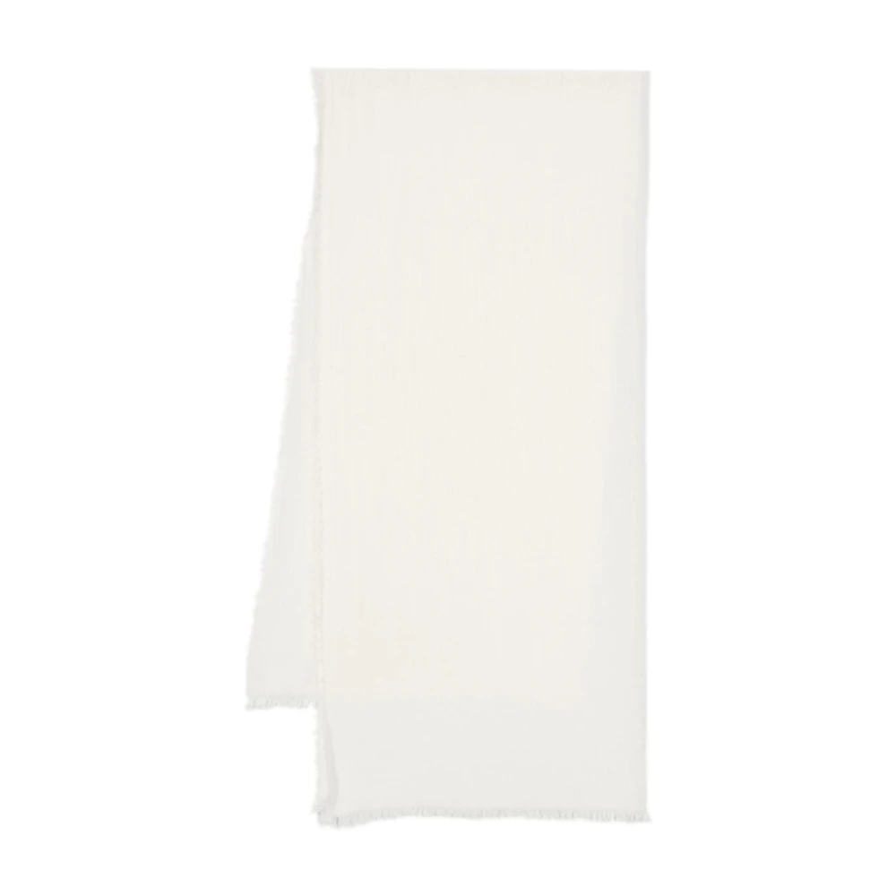 Faliero Sarti Luxe winter sjaal voor vrouwen White Dames