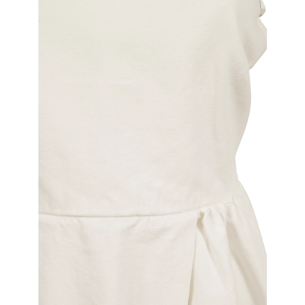 Max Mara Witte Europa Jurk White Dames