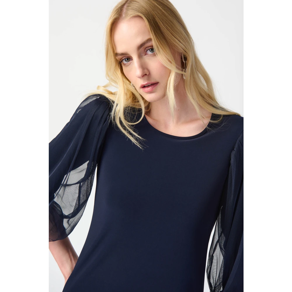 Joseph Ribkoff 241042 Stijlvolle Jurk Blue Dames