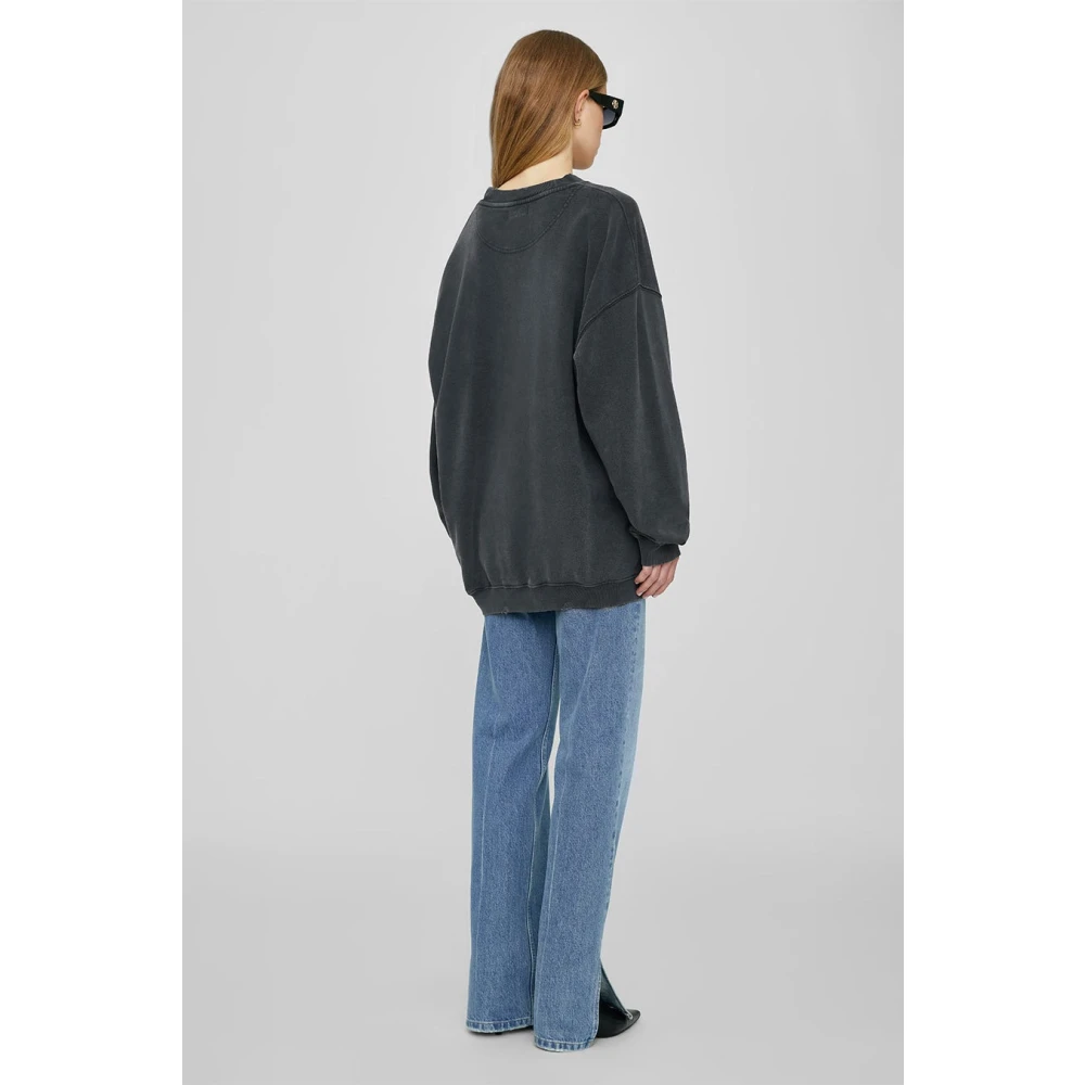Anine Bing Tyler Sweatshirt Black Dames