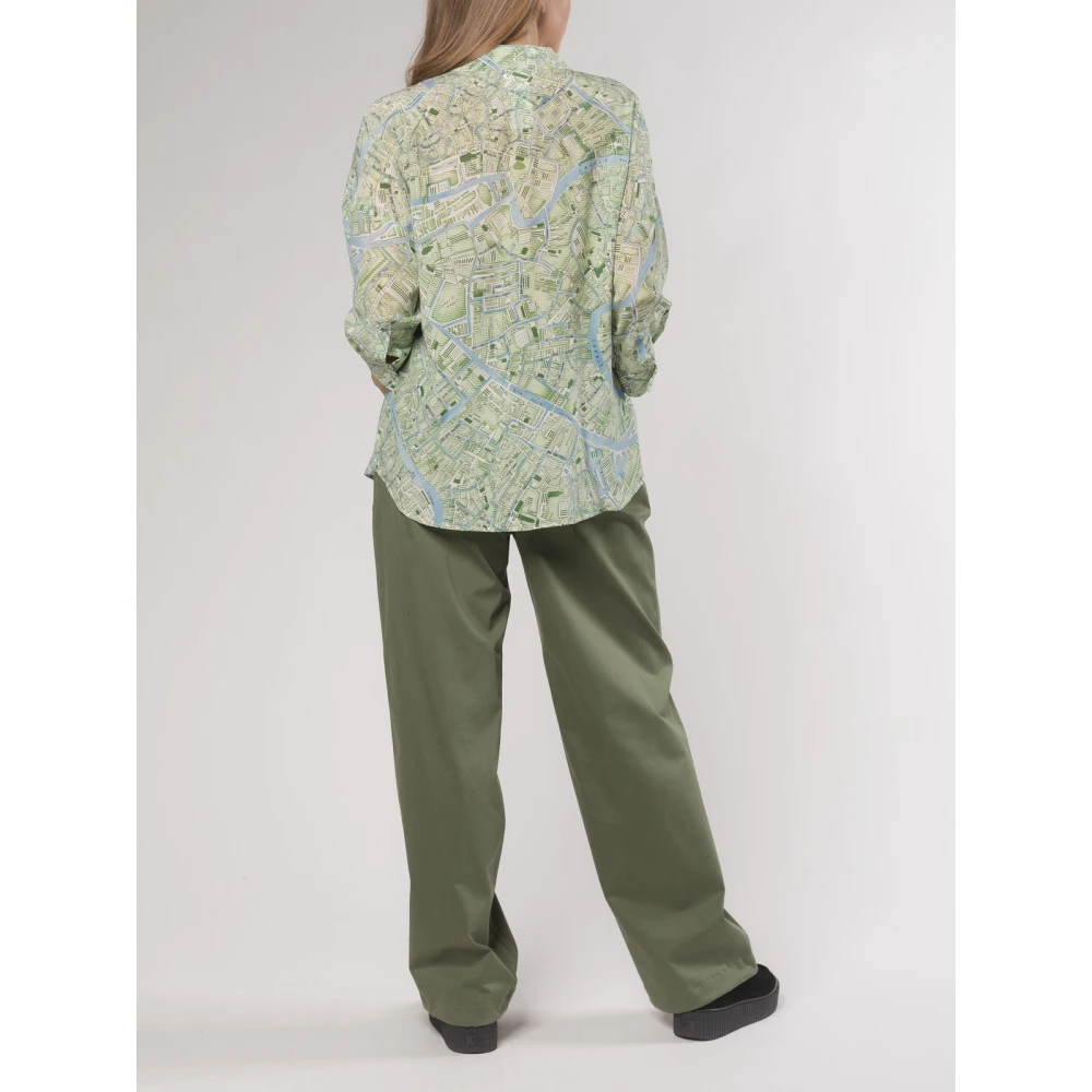 Max Mara Weekend Trousers Green Dames
