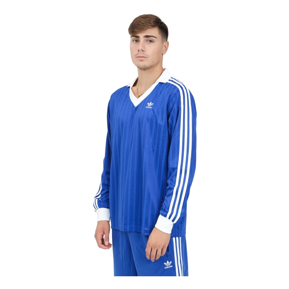 adidas Originals Sportief Longsleeve T-Shirt Blue Heren