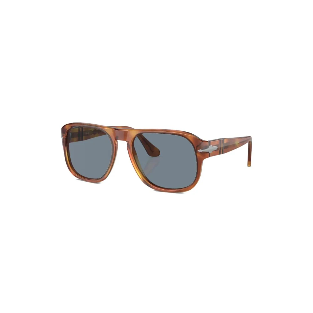 Persol Unisex Sunglass PO3310S - Jean - Frame color: Terra Di Siena, Lens color: Light Blue - Image 4