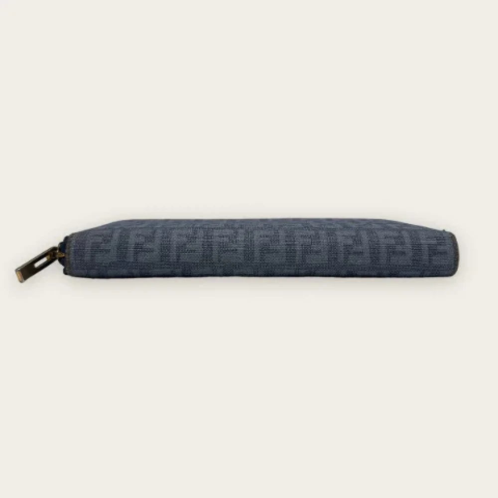 Fendi Vintage Pre-owned Canvas wallets Black Dames