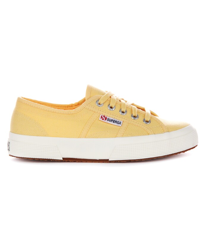 baskets-classiques-en-toile-peche-jaune