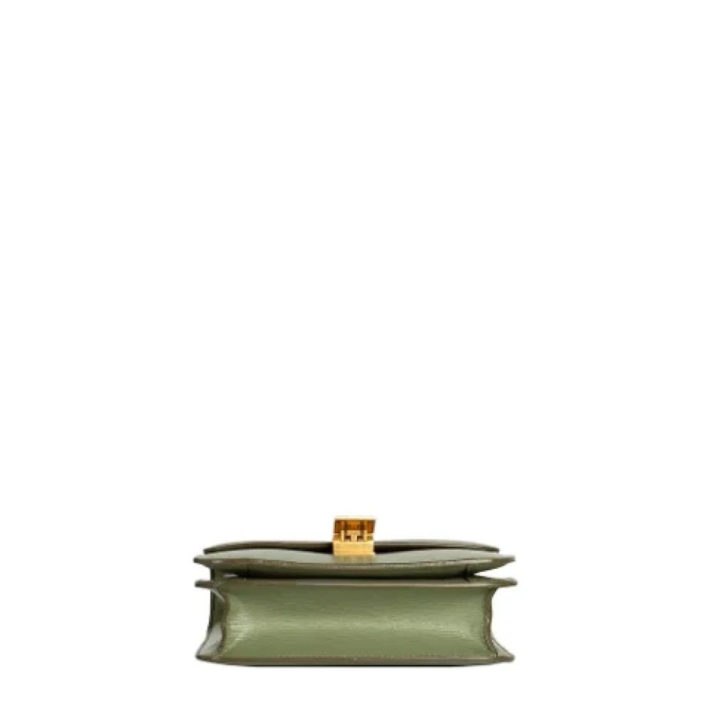 Celine Vintage Pre-owned Leather celine-bags Green Dames