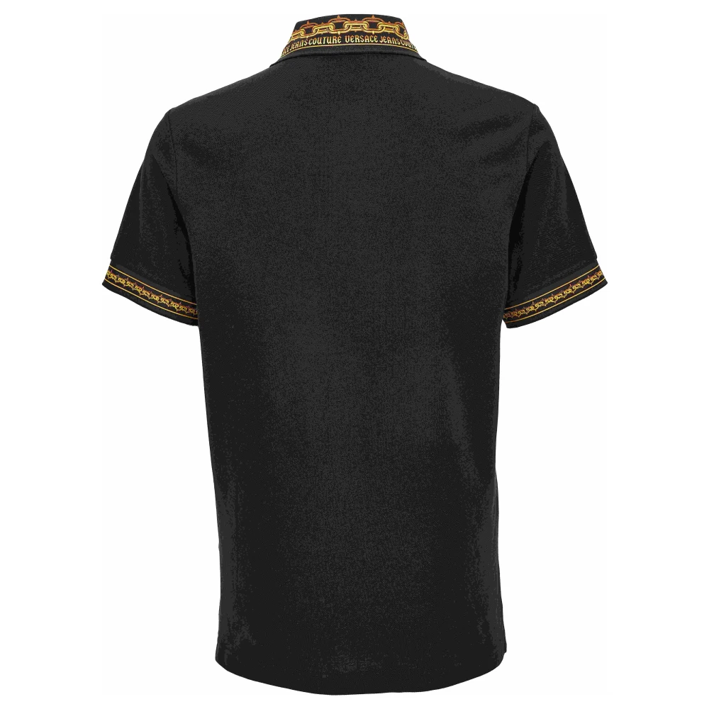 Versace Jeans Couture T-shirts en Polos Black Heren