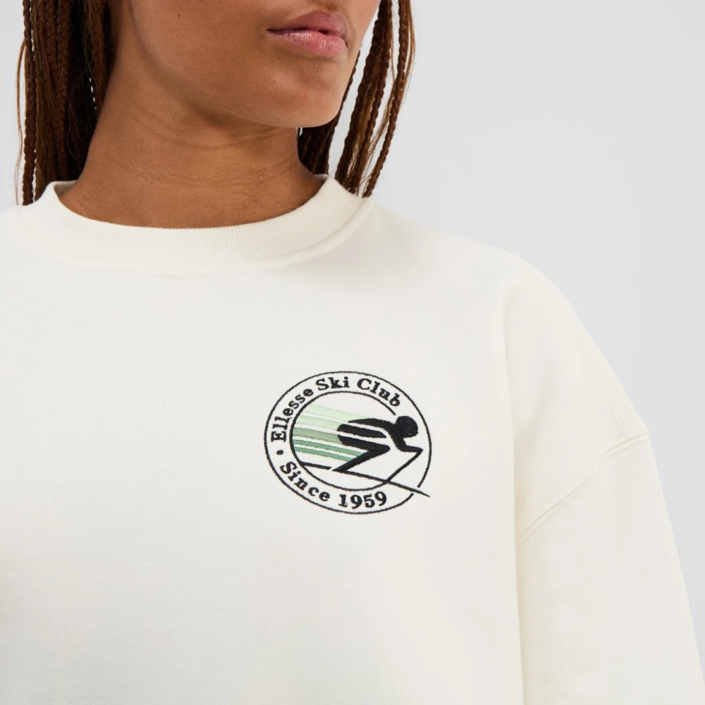 Ellesse Stijlvolle Sweatshirt voor Mannen White Dames