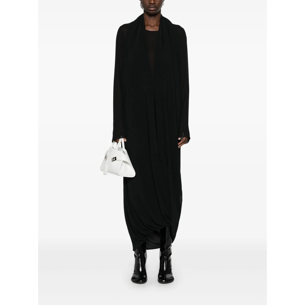 MM6 Maison Margiela Elegante Maxi Jurk Black Dames