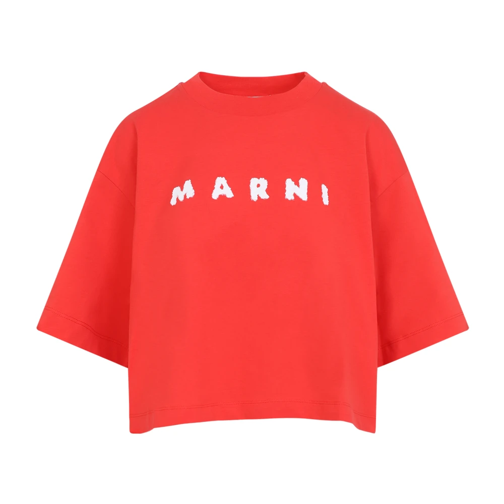 Marni - Tops > T-Shirts - Red - Marni - Modalova