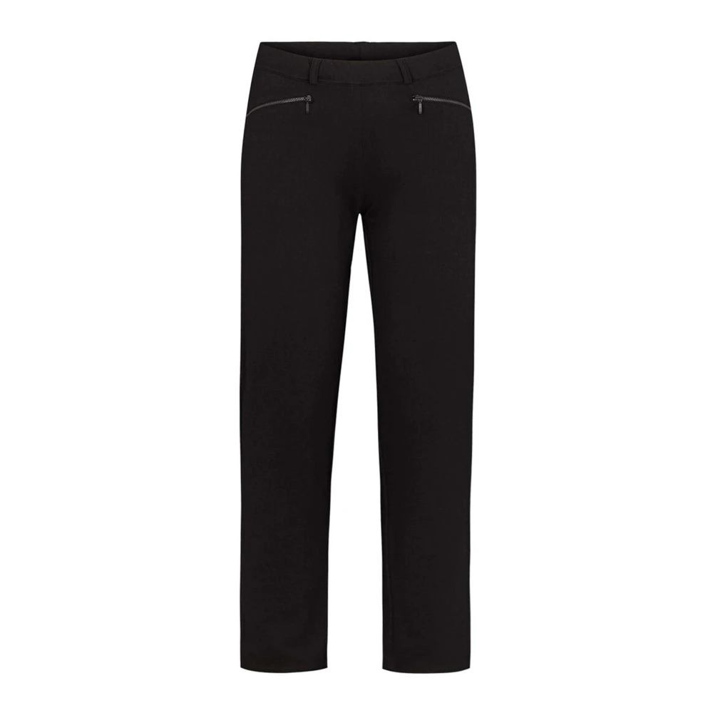 LauRie Slim-fit Trousers Black Dames