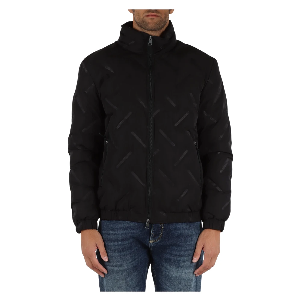 Antony Morato Gewatteerde jas met ritssluiting Black Heren