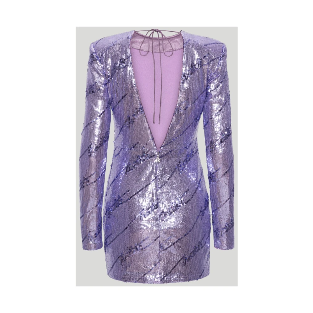 Rotate Birger Christensen Sequins Mini Jurk Purple Dames