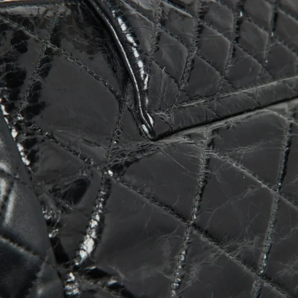 Chanel Vintage Pre-owned Leather chanel-bags Black Dames